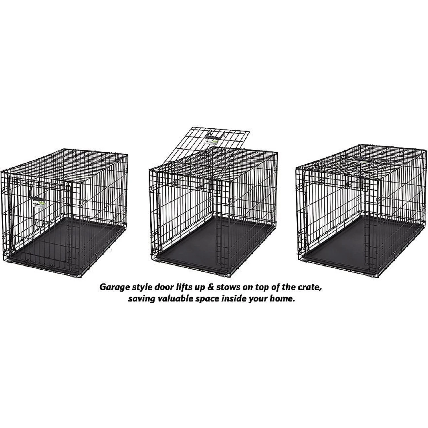 MidWest Ovation Single Door Collapsible Wire Dog Crate 8 MidWest Ovation Single Door Collapsible Wire Dog Crate - Image 8
