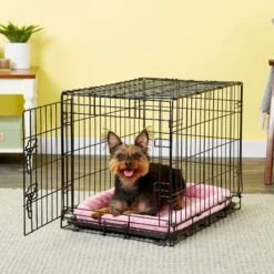 MidWest Quiet Time Fashion Plush Bolster Dog Crate Mat, Pink 8 MidWest Quiet Time Fashion Plush Bolster Dog Crate Mat, Pink -Pup Haven Sales Store 74336 PT2. AC SS1800 V1542224583