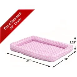 MidWest Quiet Time Fashion Plush Bolster Dog Crate Mat, Pink 11 MidWest Quiet Time Fashion Plush Bolster Dog Crate Mat, Pink -Pup Haven Sales Store 74336 PT5. AC SS1800 V1542224591