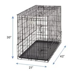 MidWest Solutions Series Side By Side Double Door Collapsible SUV Dog Crate 8 MidWest Solutions Series Side By Side Double Door Collapsible SUV Dog Crate -Pup Haven Sales Store 74371 PT2. AC SS1800 V1566320401