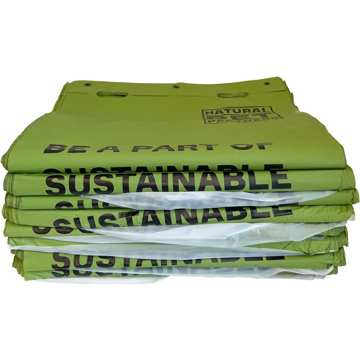 Natural Pet Partners Commercial Compostable Bulk Flat Header Pull-Strap Dog Waste Bags, 3,200 Count 2 Natural Pet Partners Commercial Compostable Bulk Flat Header Pull-Strap Dog Waste Bags, 3,200 Count - Image 2