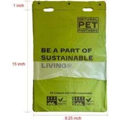Natural Pet Partners Commercial Compostable Bulk Flat Header Pull-Strap Dog Waste Bags, 3,200 Count 9 Natural Pet Partners Commercial Compostable Bulk Flat Header Pull-Strap Dog Waste Bags, 3,200 Count -Pup Haven Sales Store 769158 PT4. AC SS1800 V1687961804