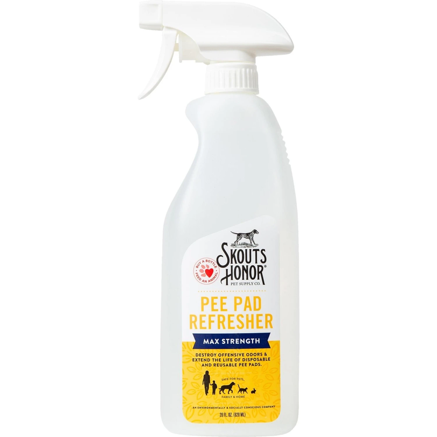 Skout's Honor Dog Pee Pad Refresher Spray, 28-oz Bottle & Four Paws Wee-Wee Superior Performance Dog Pee Pads 2 Skout's Honor Dog Pee Pad Refresher Spray, 28-oz Bottle & Four Paws Wee-Wee Superior Performance Dog Pee Pads - Image 2