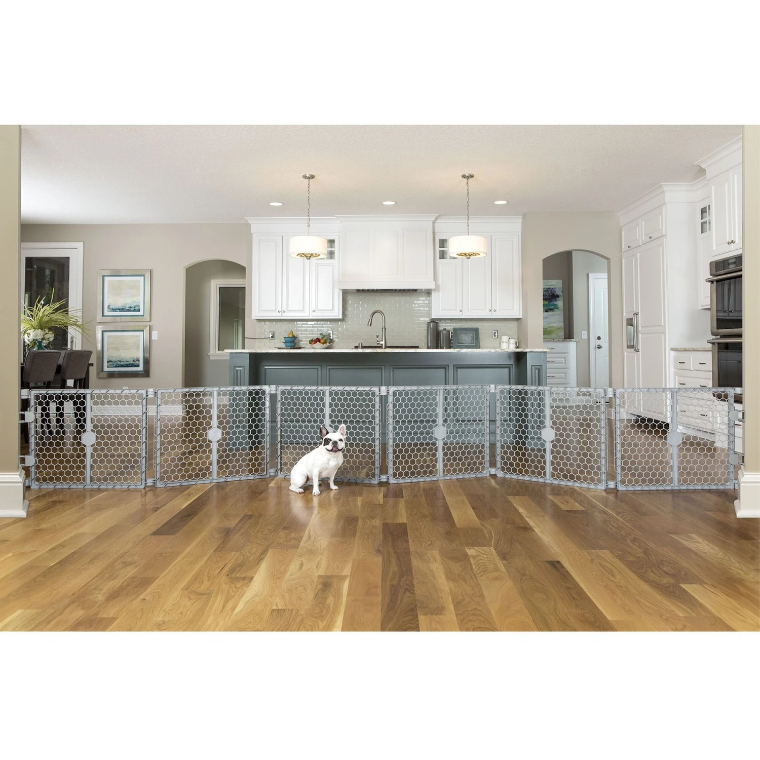 Carlson Pet Products Dog Gate, Gray, Large 3 Carlson Pet Products Dog Gate, Gray, Large - Image 3