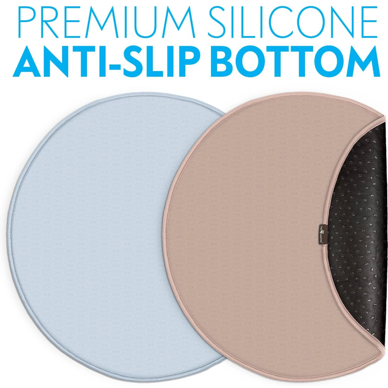 Paw Inspired Round Washable Dog Pee Pads, 2 Count 3 Paw Inspired Round Washable Dog Pee Pads, 2 Count - Image 3