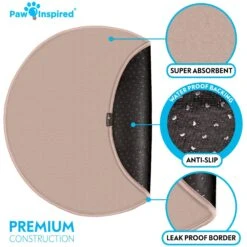 Paw Inspired Round Washable Dog Pee Pads, 2 Count 9 Paw Inspired Round Washable Dog Pee Pads, 2 Count -Pup Haven Sales Store 782390 PT3. AC SS1800 V1682537732