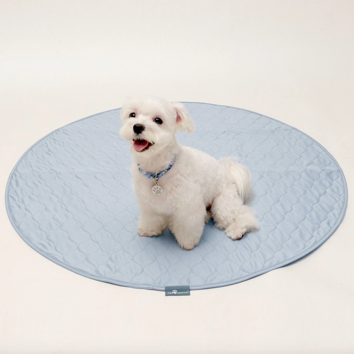 Paw Inspired Round Washable Dog Pee Pads, 2 Count 5 Paw Inspired Round Washable Dog Pee Pads, 2 Count - Image 5