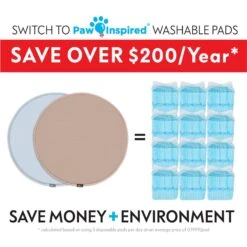 Paw Inspired Round Washable Dog Pee Pads, 2 Count 11 Paw Inspired Round Washable Dog Pee Pads, 2 Count -Pup Haven Sales Store 782390 PT5. AC SS1800 V1682514086