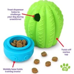 Brightkins Cactus Surprise! Treat Dispensing Dog Toy 8 Brightkins Cactus Surprise! Treat Dispensing Dog Toy -Pup Haven Sales Store 805422 PT2. AC SS1800 V1679069470