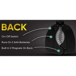 Lightvise Universal LED Clamp-On Dual UV Dog & Cat Pet Urine Stain Detector Magnetic Flashlight, Black 9 Lightvise Universal LED Clamp-On Dual UV Dog & Cat Pet Urine Stain Detector Magnetic Flashlight, Black -Pup Haven Sales Store 814870 PT3. AC SS1800 V1686758667