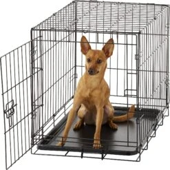 Carlson Pet Products Secure & Compact Single Door Collapsible Wire Dog Crate -Pup Haven Sales Store 82471 PT3. AC SS1800 V1569015900