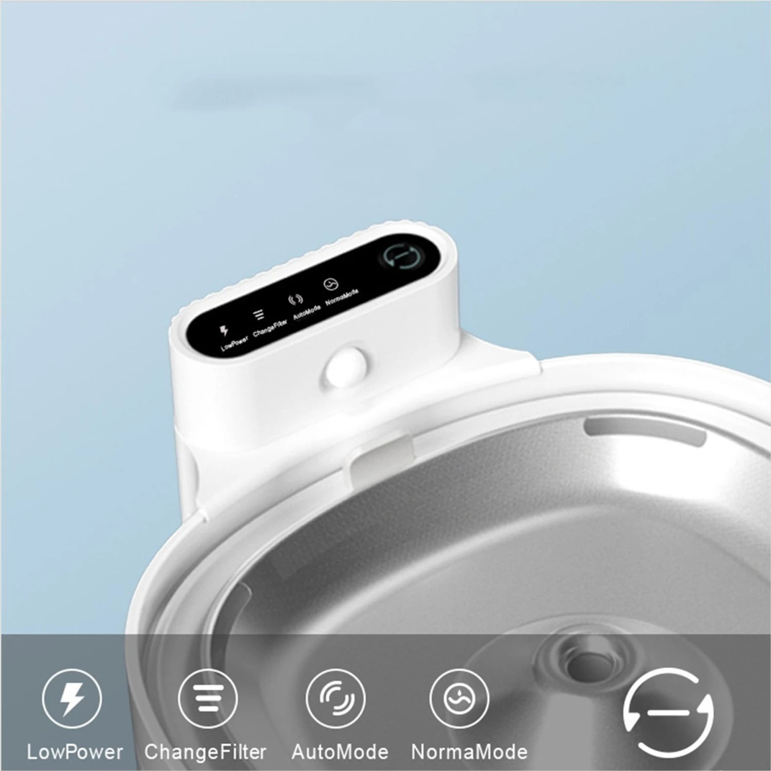 Hanamya Automatic Dog & Cat Water Fountain, White 5 Hanamya Automatic Dog & Cat Water Fountain, White - Image 5