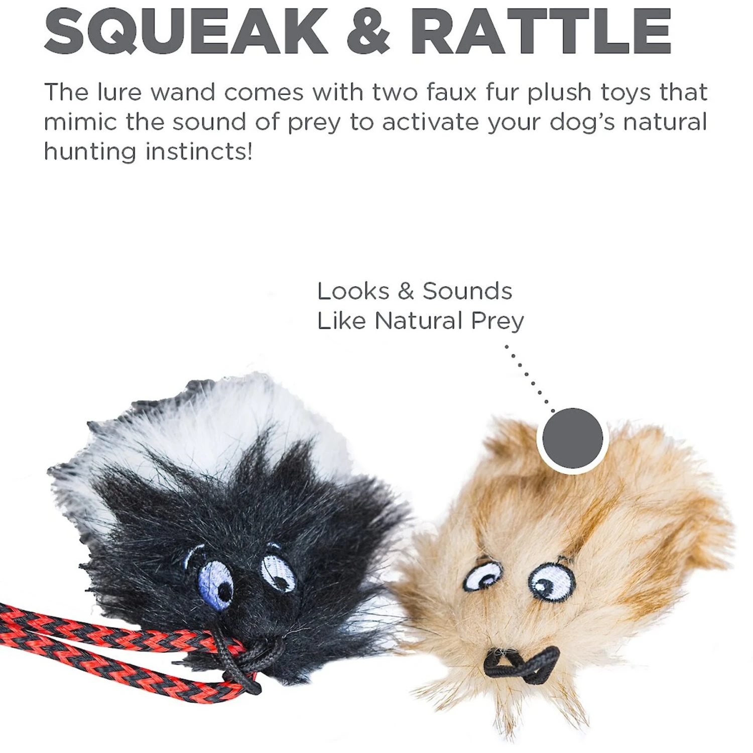 Outward Hound Tail Teaser With Refill Dog & Cat Teaser Toy 4 Outward Hound Tail Teaser With Refill Dog & Cat Teaser Toy - Image 4