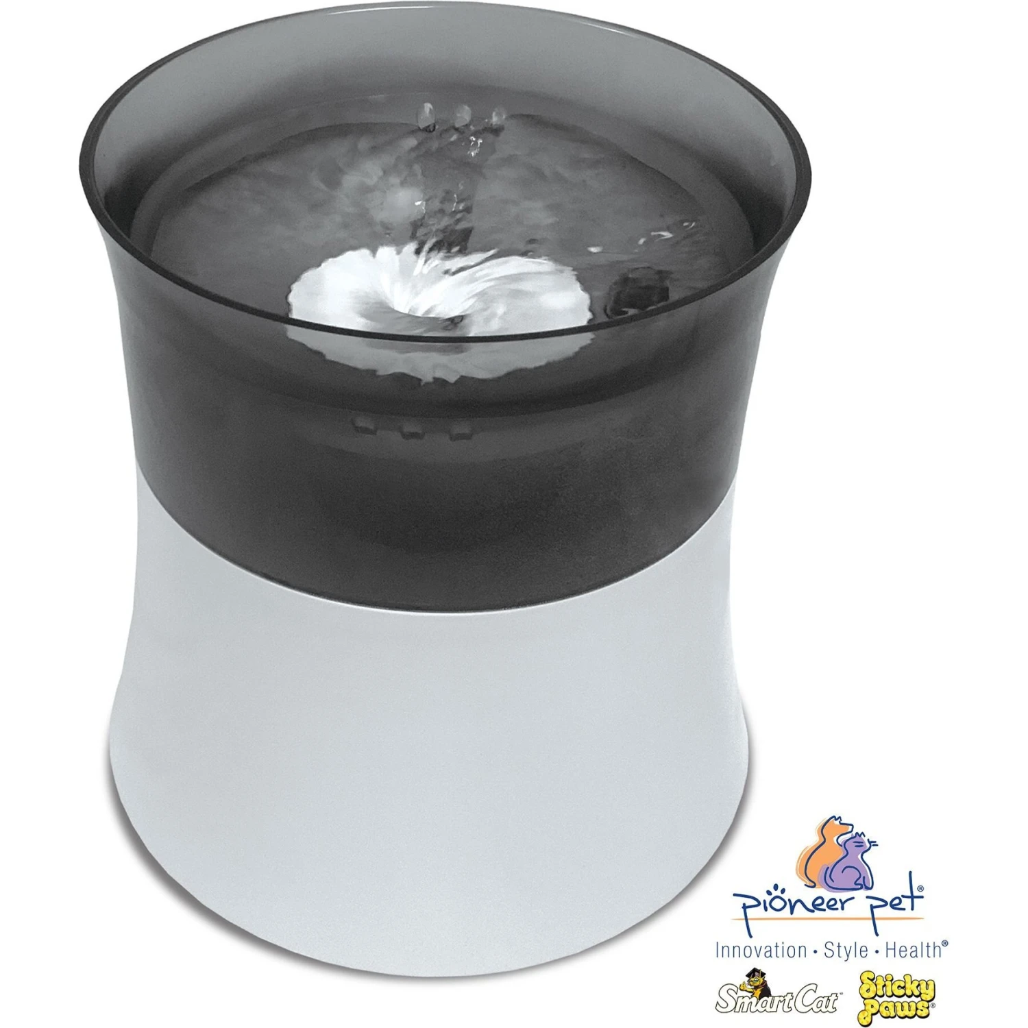 Pioneer Pet Vortex Elevated Drinking Dog Fountain, Gray, Medium 1 Pioneer Pet Vortex Elevated Drinking Dog Fountain, Gray, Medium