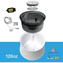 Pioneer Pet Vortex Elevated Drinking Dog Fountain, Gray, Medium 10 Pioneer Pet Vortex Elevated Drinking Dog Fountain, Gray, Medium -Pup Haven Sales Store 873118 PT4. AC SS1800 V1686338418