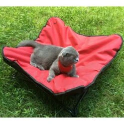 HDP Elevated Padded Napper Cot Space Saver Dog Bed, Red, Large -Pup Haven Sales Store 882910 PT2. AC SS1800 V1686246219