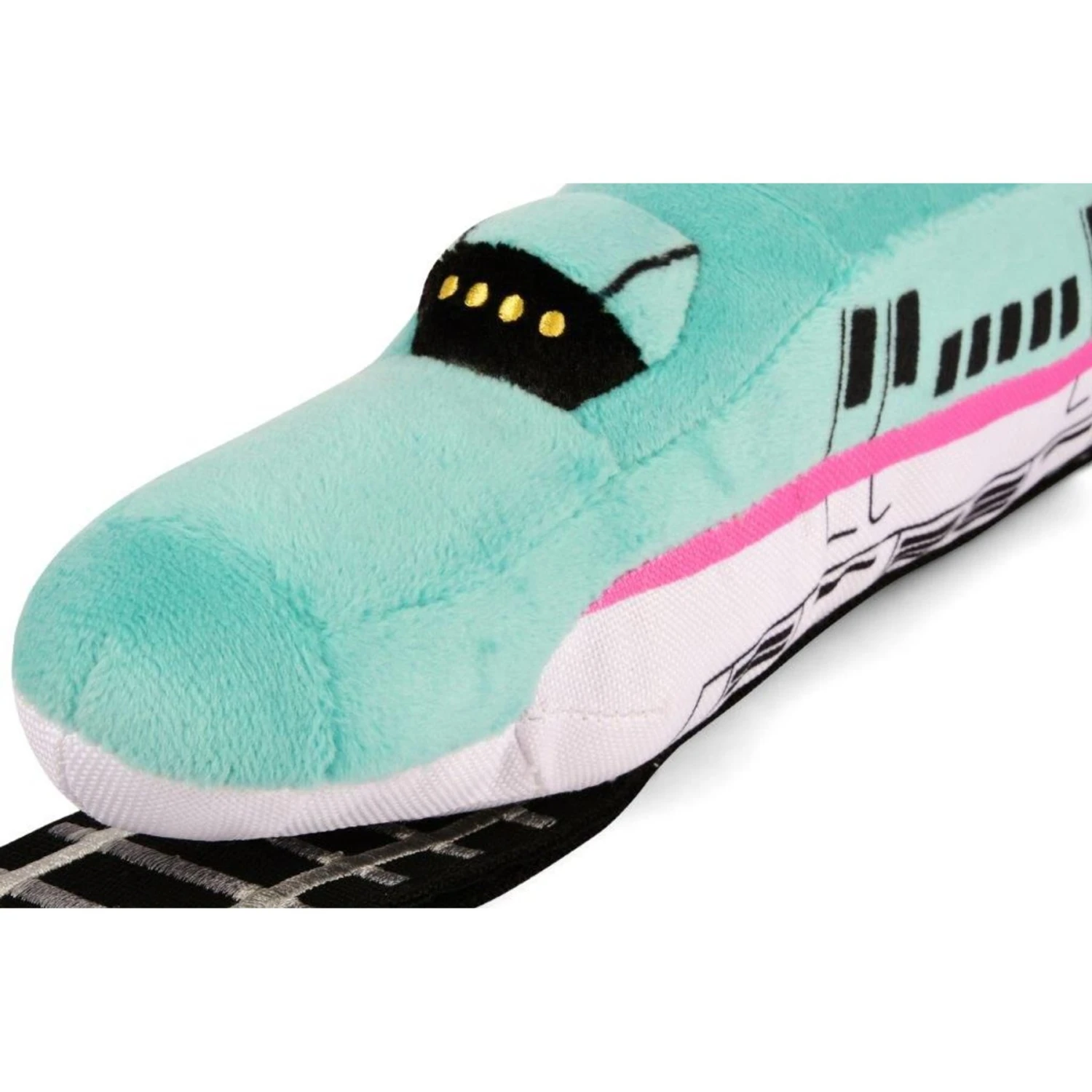 P.L.A.Y. Pet Lifestyle And You Canine Commute Collection Barking Bullet Train Plush Squeaky Dog Toy 3 P.L.A.Y. Pet Lifestyle And You Canine Commute Collection Barking Bullet Train Plush Squeaky Dog Toy - Image 3