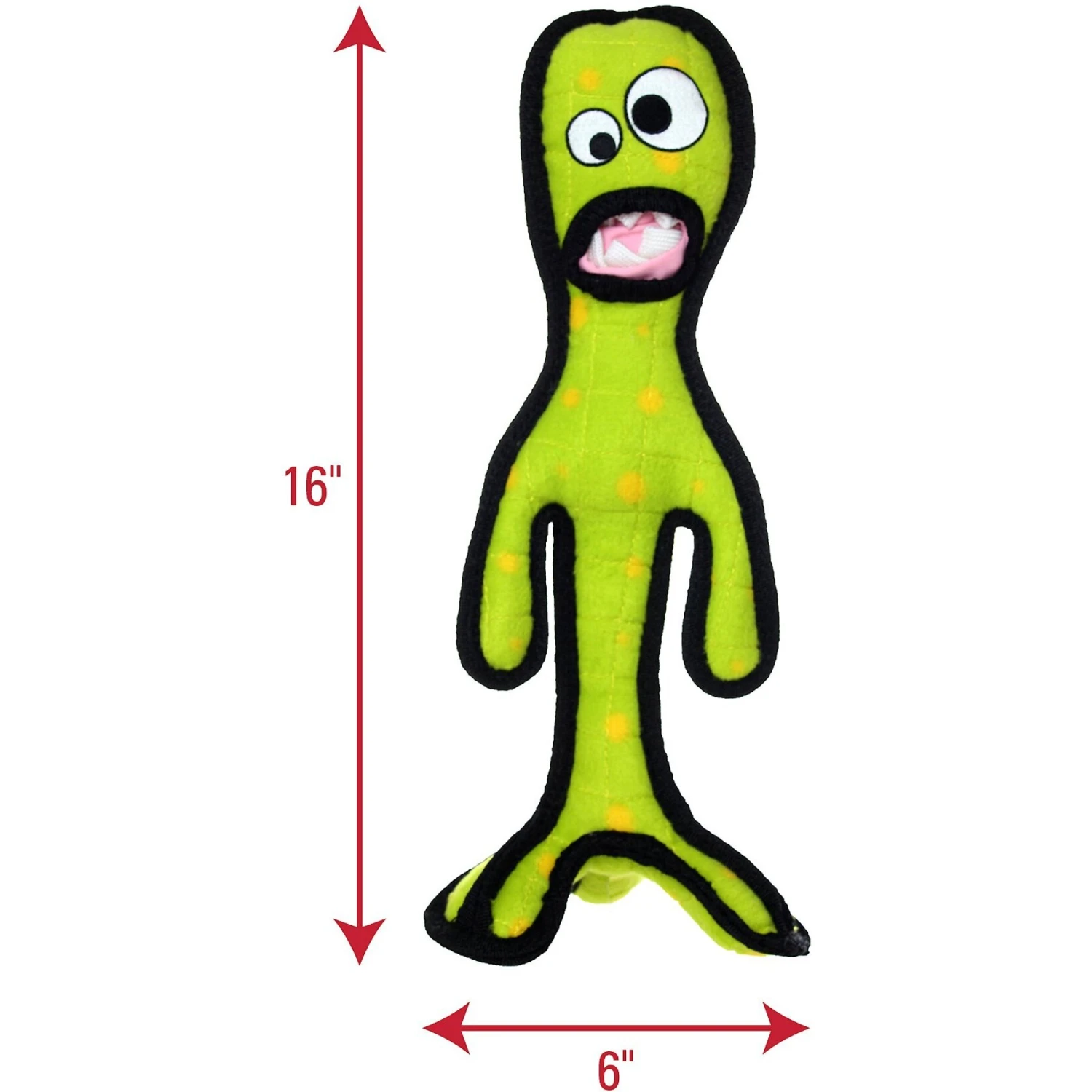 Tuffy's Alien G6 Plush Dog Toy 2 Tuffy's Alien G6 Plush Dog Toy - Image 2