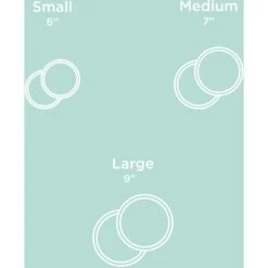 Waggo Habit Circle Silicone Dog & Cat Placemat, 2 Count -Pup Haven Sales Store 910598 PT4. AC SS1800 V1697762049