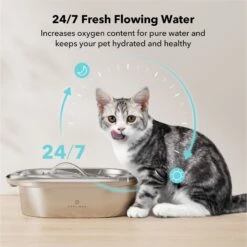 Petlibro Stainless Steel Dog & Cat Water Fountain, 2-L & Pet Standard PETLIBRO Model PLWF003 Stainless Steel Pet Water Fountain Replacement Filter & Replacement Pre-Filter Sponges, 67-oz, 12-pack 13 Petlibro Stainless Steel Dog & Cat Water Fountain, 2-L & Pet Standard PETLIBRO Model PLWF003 Stainless Steel Pet Water Fountain Replacement Filter & Replacement Pre-Filter Sponges, 67-oz, 12-pack -Pup Haven Sales Store 916606 PT4. AC SS1800 V1689884660