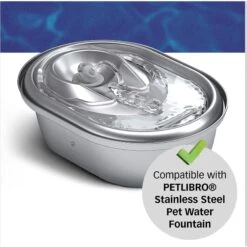 Petlibro Stainless Steel Dog & Cat Water Fountain, 2-L & Pet Standard PETLIBRO Model PLWF003 Stainless Steel Pet Water Fountain Replacement Filter & Replacement Pre-Filter Sponges, 67-oz, 12-pack 17 Petlibro Stainless Steel Dog & Cat Water Fountain, 2-L & Pet Standard PETLIBRO Model PLWF003 Stainless Steel Pet Water Fountain Replacement Filter & Replacement Pre-Filter Sponges, 67-oz, 12-pack -Pup Haven Sales Store 916606 PT8. AC SS1800 V1689883393