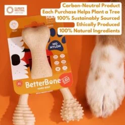 BetterBone Tough Dog Toy, Natural -Pup Haven Sales Store 919198 PT5. AC SS1800 V1691776162