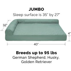 FurHaven Paw-Quilted Full Support Deluxe Chaise Orthopedic Cat & Dog Bed With Removable Cover 11 FurHaven Paw-Quilted Full Support Deluxe Chaise Orthopedic Cat & Dog Bed With Removable Cover -Pup Haven Sales Store 919878 PT2. AC SS1800 V1690922091