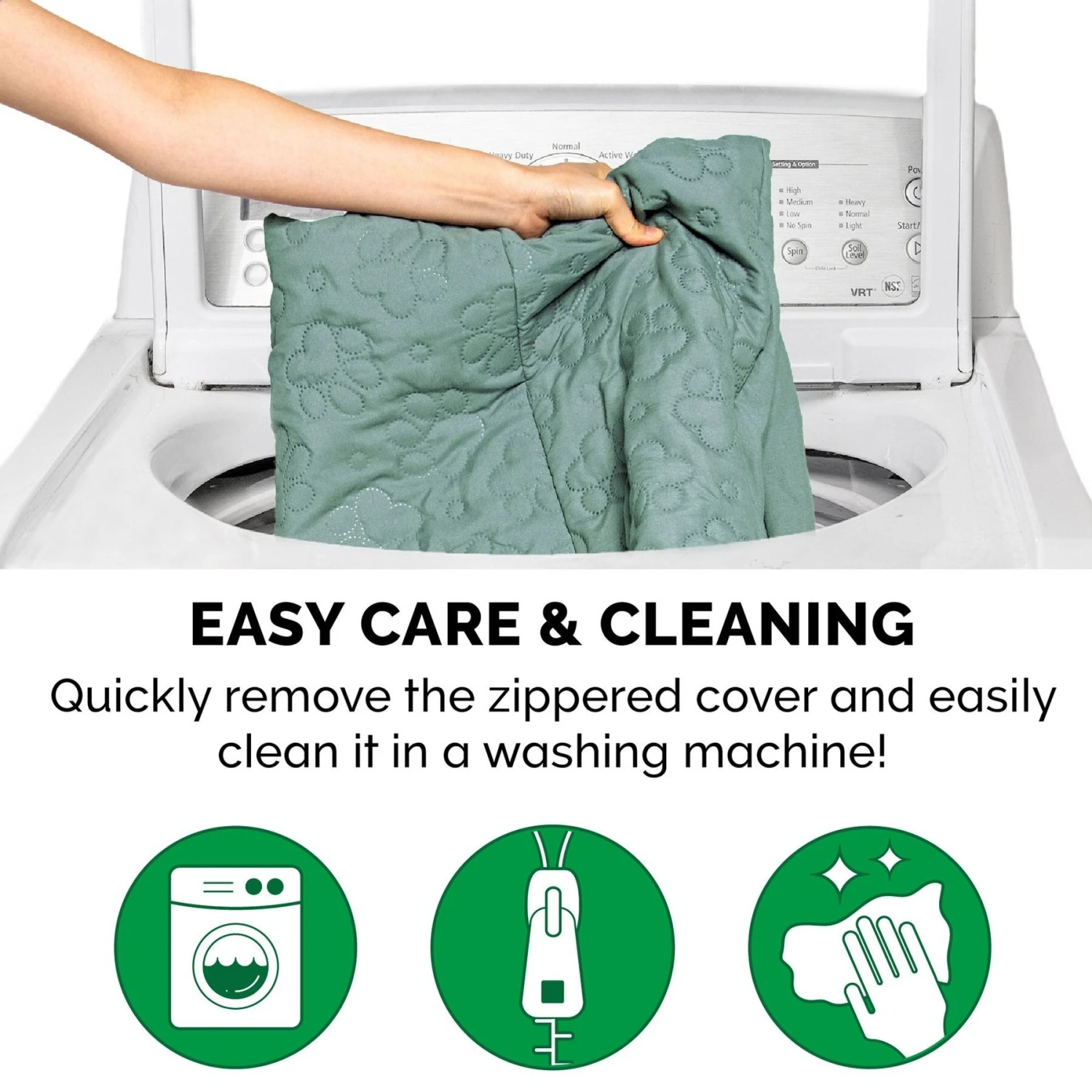 FurHaven Paw-Quilted Full Support Deluxe Chaise Orthopedic Cat & Dog Bed With Removable Cover 9 FurHaven Paw-Quilted Full Support Deluxe Chaise Orthopedic Cat & Dog Bed With Removable Cover - Image 9