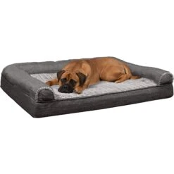 FurHaven Pet Products Luxe Fur & Performance Linen Full Support Dog & Cat Bed 12 FurHaven Pet Products Luxe Fur & Performance Linen Full Support Dog & Cat Bed -Pup Haven Sales Store 941190 PT3. AC SS1800 V1692386450
