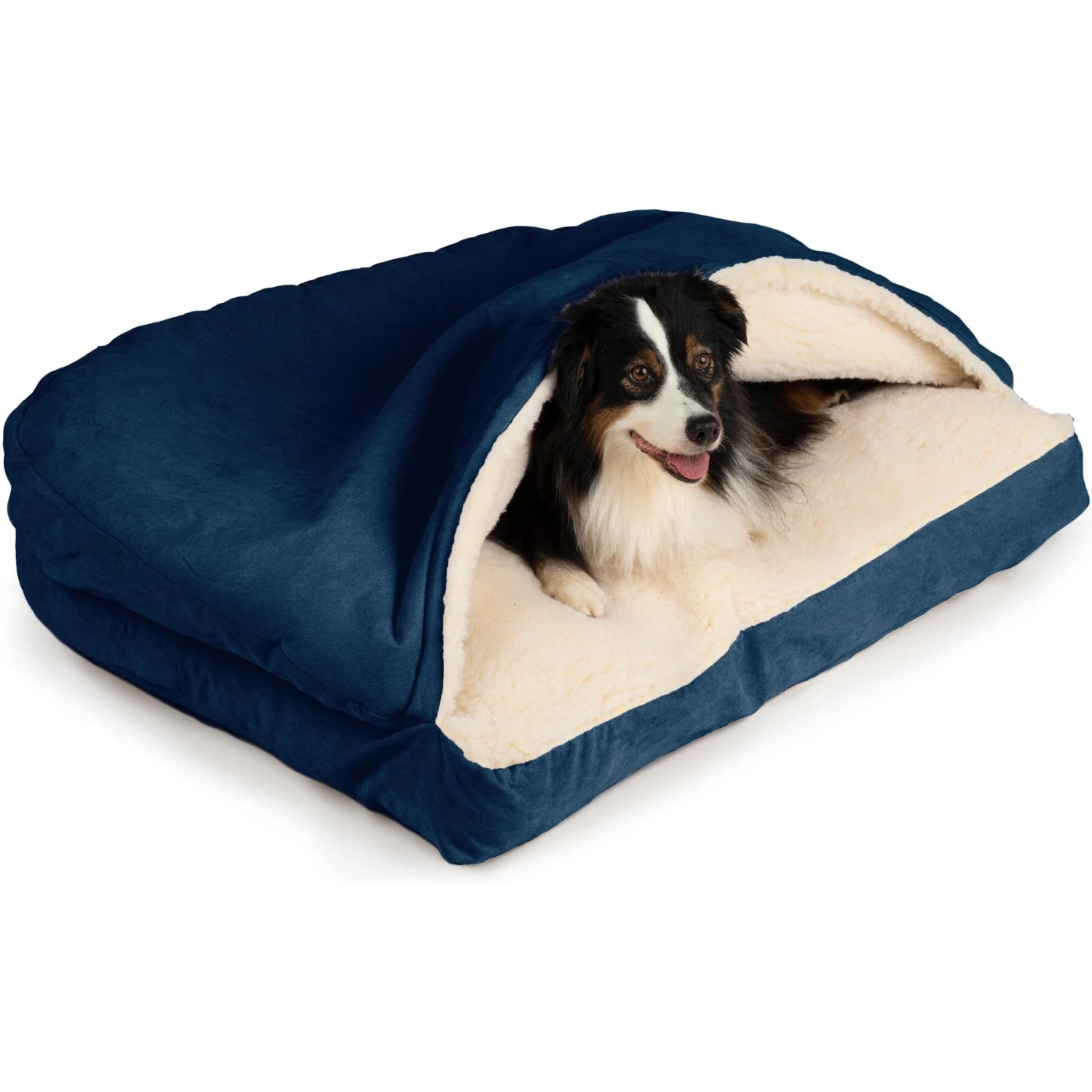 Snoozer Pet Products Luxury Microsuede Cozy Cave Rectangle Dog & Cat Bed 1 Snoozer Pet Products Luxury Microsuede Cozy Cave Rectangle Dog & Cat Bed