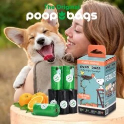 The Original Poop Bags Peanut Orange Scented Dog Waste Bags, 120 Count -Pup Haven Sales Store 989182 PT5. AC SS1800 V1703016587